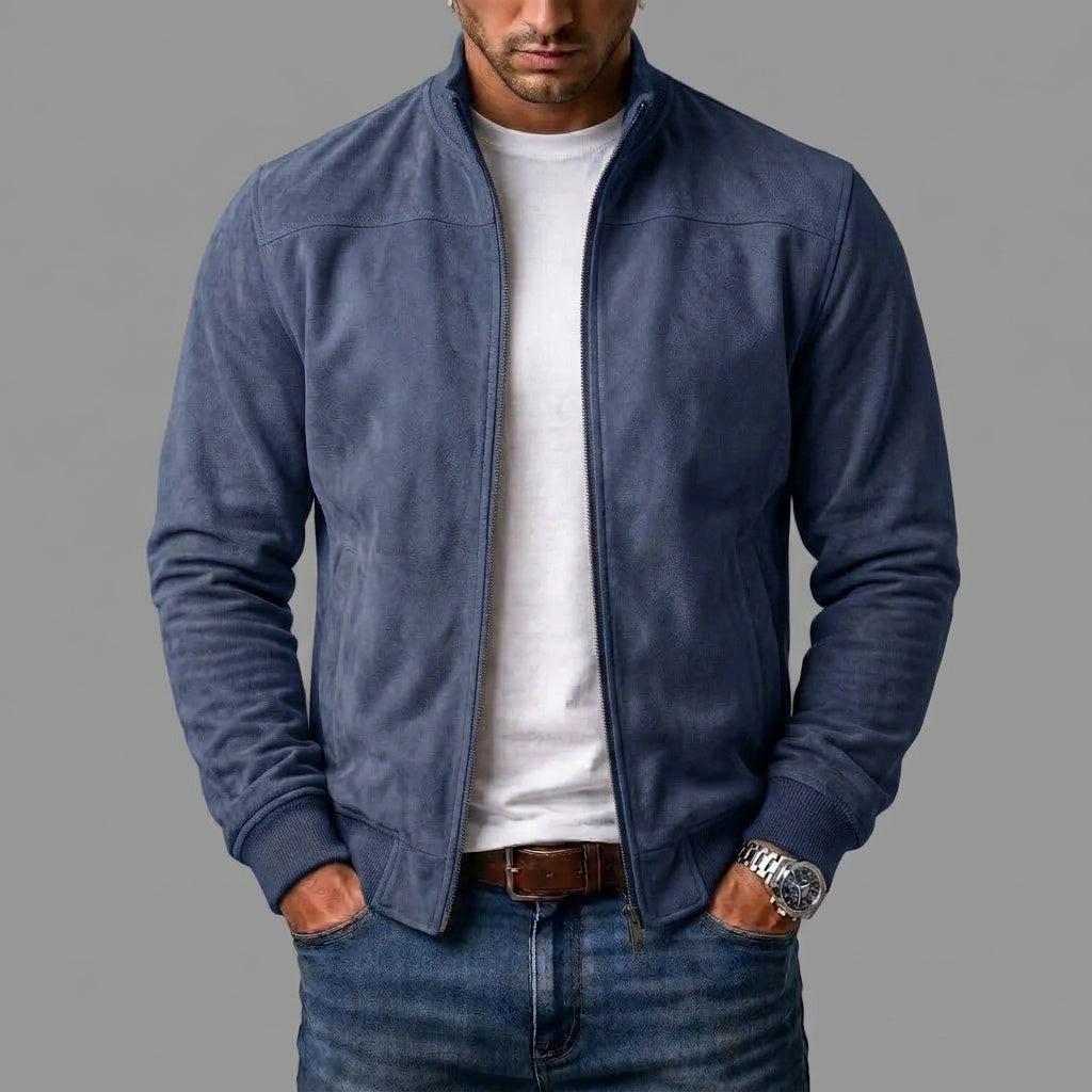 Maurizio | Giacca Bomber in Camoscio