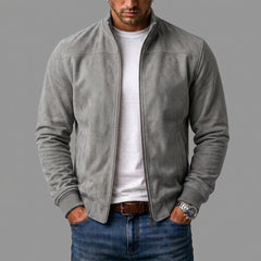 Maurizio | Giacca Bomber in Camoscio