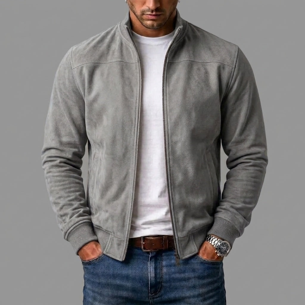 Maurizio | Giacca Bomber in Camoscio