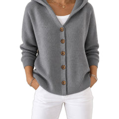 Noemi | Cardigan con Cappuccio Leggero