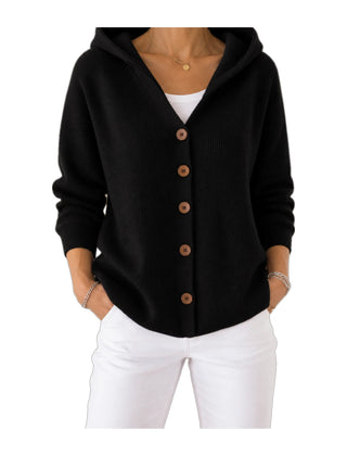 Noemi | Cardigan con Cappuccio Leggero