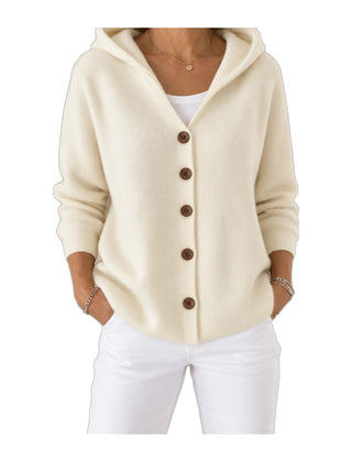 Noemi | Cardigan con Cappuccio Leggero