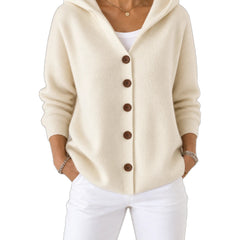 Noemi | Cardigan con Cappuccio Leggero