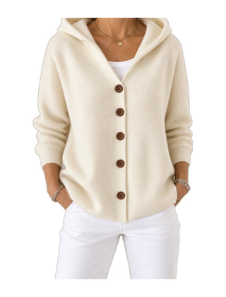 Noemi | Cardigan con Cappuccio Leggero