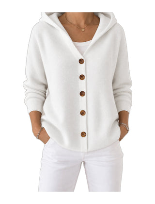 Noemi | Cardigan con Cappuccio Leggero