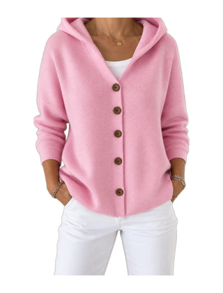 Noemi | Cardigan con Cappuccio Leggero