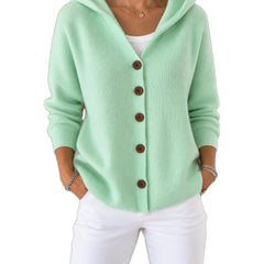 Noemi | Cardigan con Cappuccio Leggero
