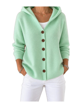 Noemi | Cardigan con Cappuccio Leggero