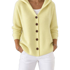Noemi | Cardigan con Cappuccio Leggero