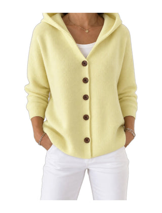 Noemi | Cardigan con Cappuccio Leggero