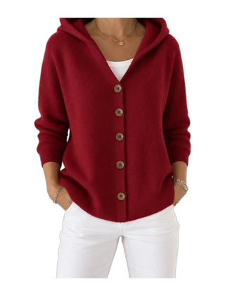 Noemi | Cardigan con Cappuccio Leggero