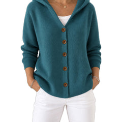 Noemi | Cardigan con Cappuccio Leggero