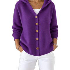 Noemi | Cardigan con Cappuccio Leggero