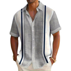 Matteo | Camicia Resort a Righe Verticali