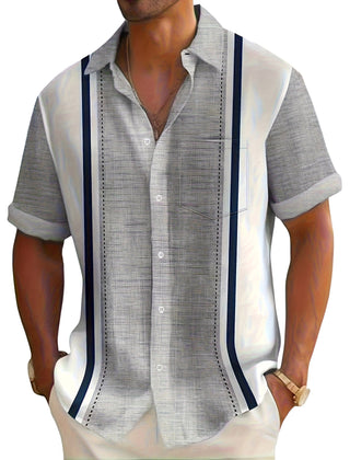 Matteo | Camicia Resort a Righe Verticali