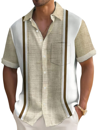 Matteo | Camicia Resort a Righe Verticali