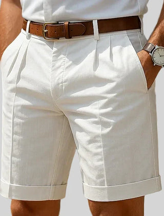 Alessandro | Pantaloncini Sartoriali con Pieghe